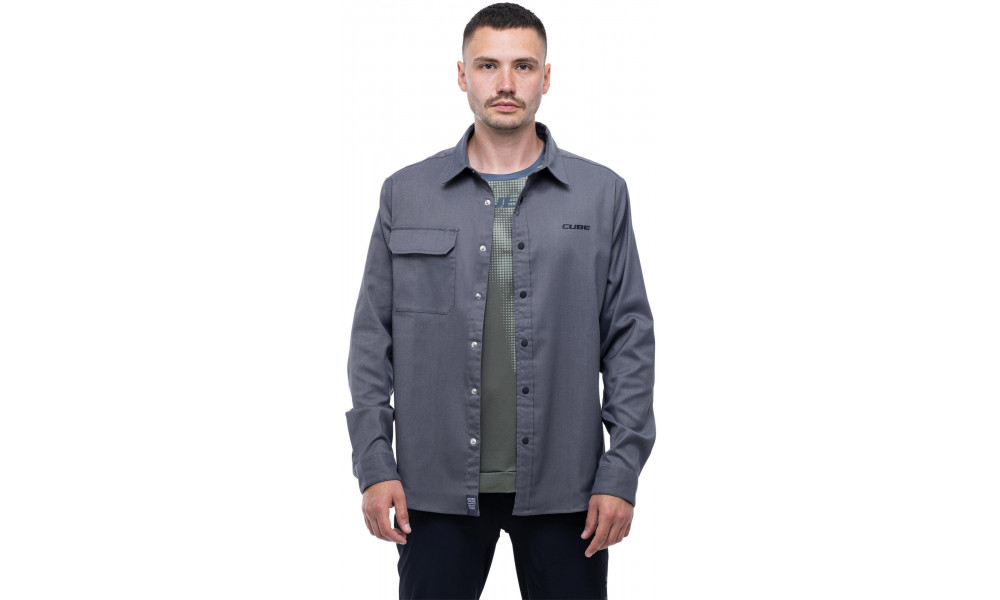 Paita Cube Vertex L/S grey - 6