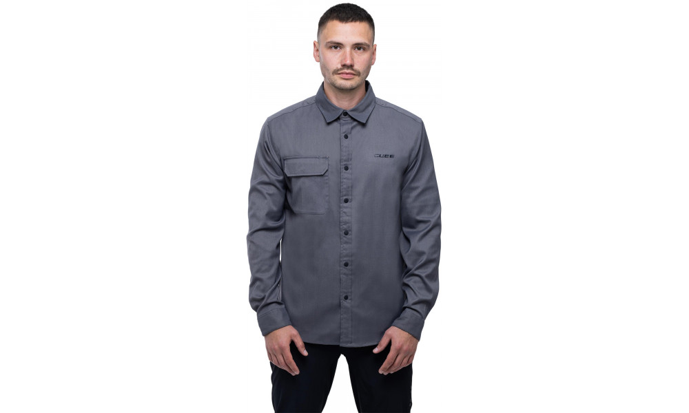 Paita Cube Vertex L/S grey - 7