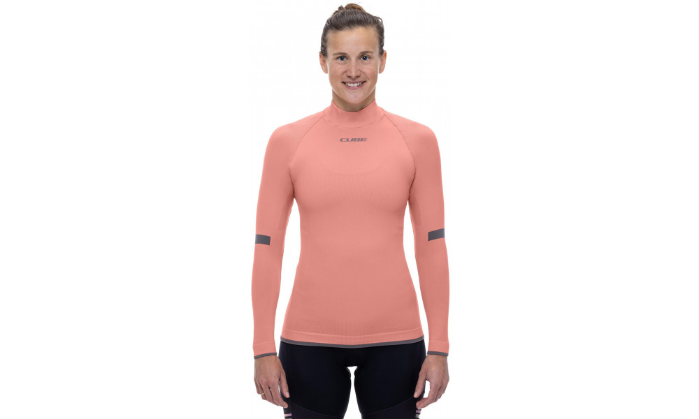 Aluspaita Cube WS Race Be Warm L/S coral - 5