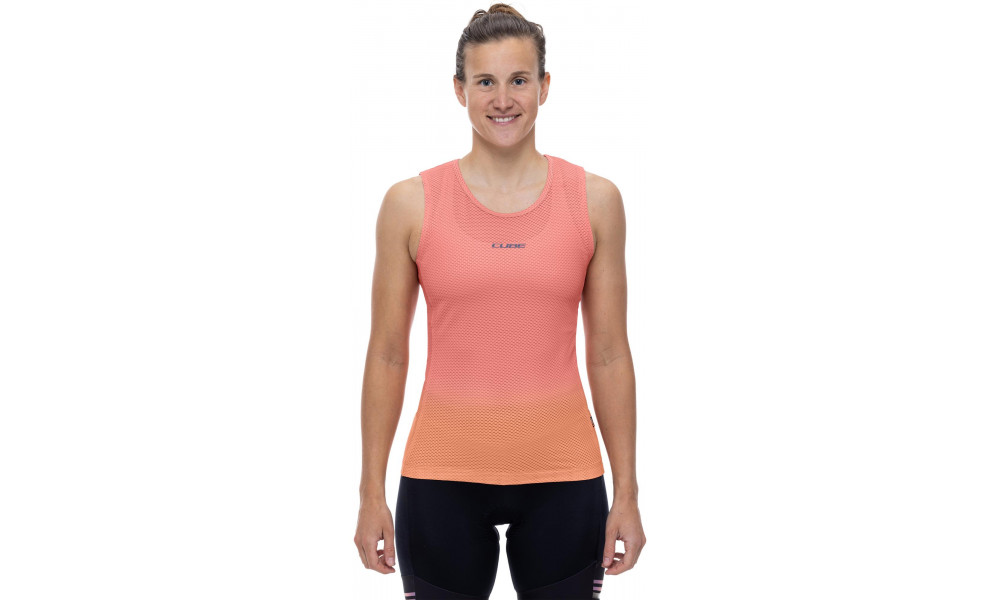 Aluspaita Cube WS Mesh Sleeveless coral - 4