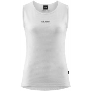 Aluspaita Cube WS Mesh Sleeveless white