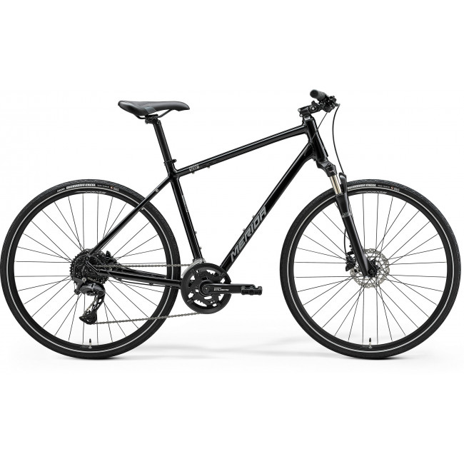 Dviratis Merida Crossway 300 III2 glossy black(silver)