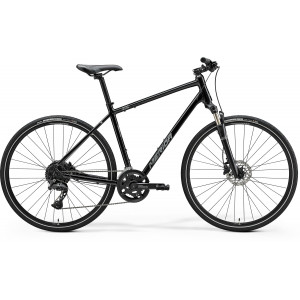 Dviratis Merida Crossway 300 III2 glossy black(silver)