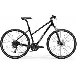 Dviratis Merida Crossway 300 III2 Lady glossy black(silver)