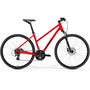 Dviratis Merida Crossway 10 III1 Lady matt race red(black)