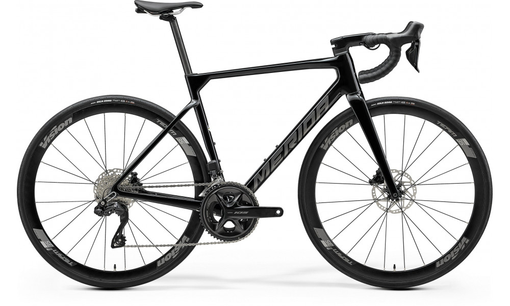 Dviratis Merida Scultura 5000 V1 metallic black(gunmetal grey) 