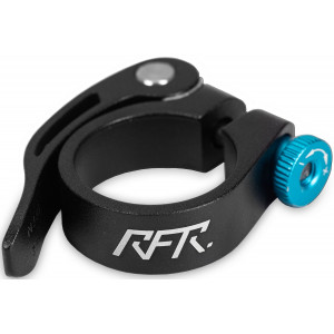 Satulatolpan kiristin RFR with Quick Release Alu 31.8mm black'n'blue