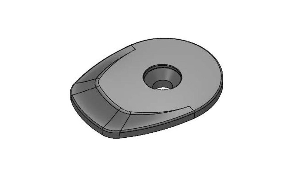 Ohjainlaakerin yläsuojus Cube Acros MTB (21-10122) (MY2023- 2025) - 1