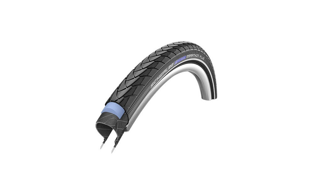 Rengas 27.5" Schwalbe Marathon Plus HS 348, Perf Wired 40-584 Black-Reflex 