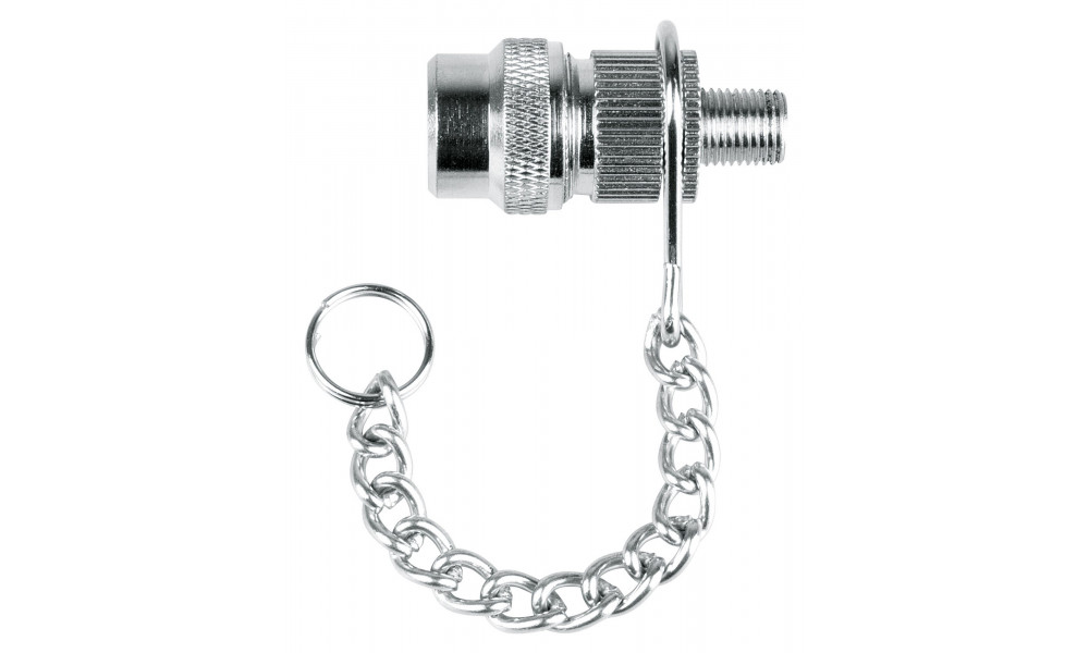 Venttiilin sovitin SKS Push-on SV/FV to AV for classic thumb lock with chain 