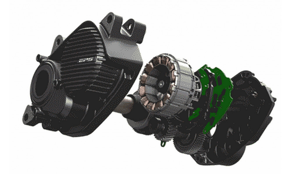 Moottori Shimano STEPS DU-EP500 Mid 36V 250W 60Nm - 2