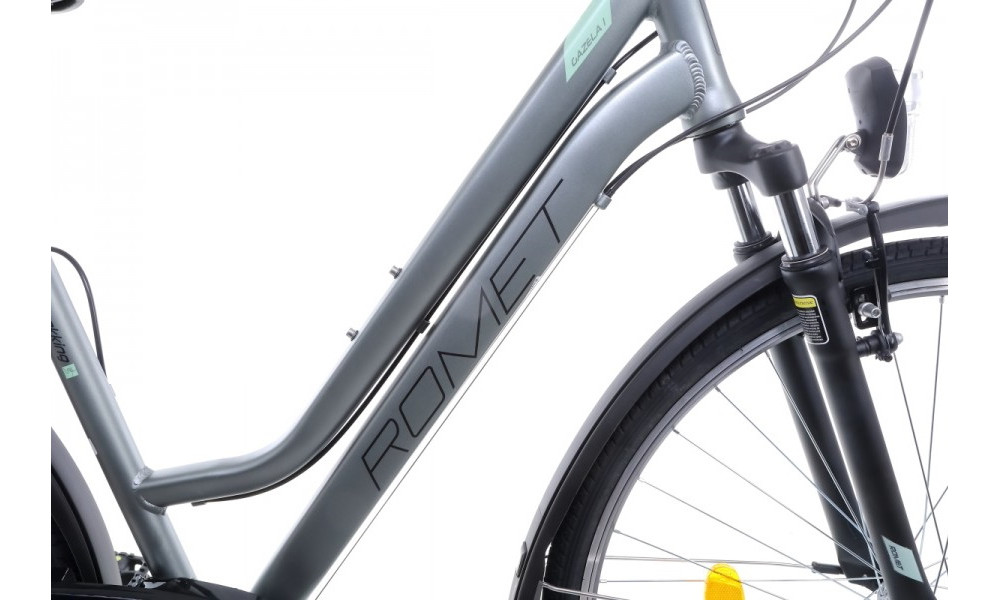 Polkupyörä Romet Gazela 1 28" 2022 light graphite-green - 3