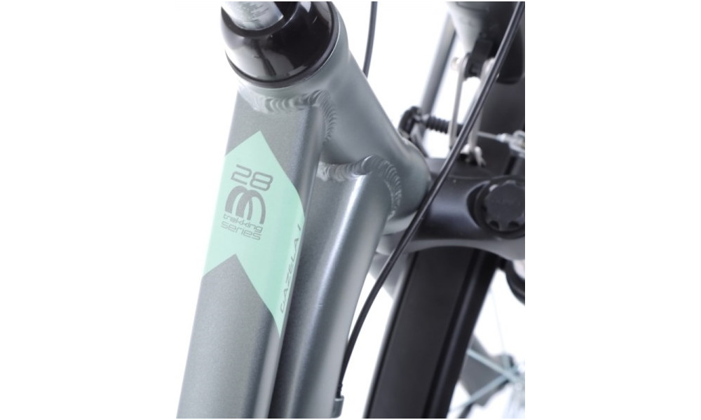 Polkupyörä Romet Gazela 1 28" 2022 light graphite-green - 11