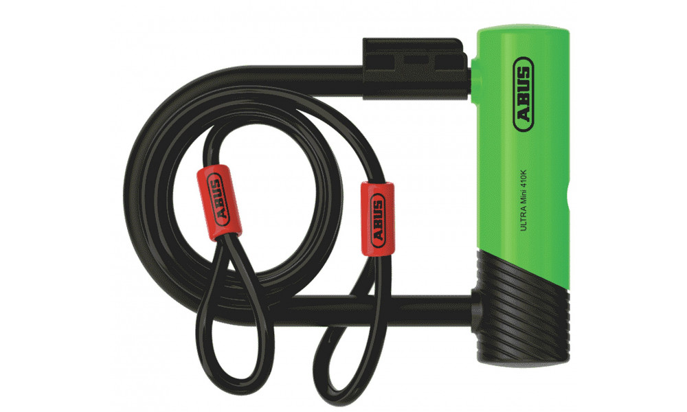 Lukko Abus Ultra Mini 410K/150HB140 green SH + Cobra 10/120 - 2