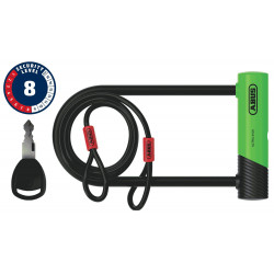 Lukko Abus Ultra 410K/170HB230 green SH + Cobra 10/120