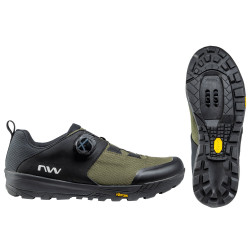 Pyöräilykengät Northwave Rockit Plus MTB AM green forest-black