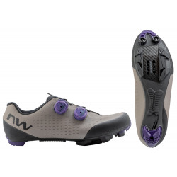 Pyöräilykengät Northwave Rebel 3 MTB XC sand-dark purple