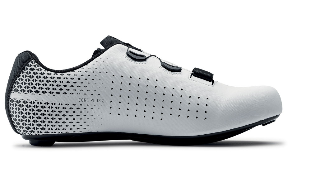 Pyöräilykengät Northwave Core Plus 2 Road white-black - 9