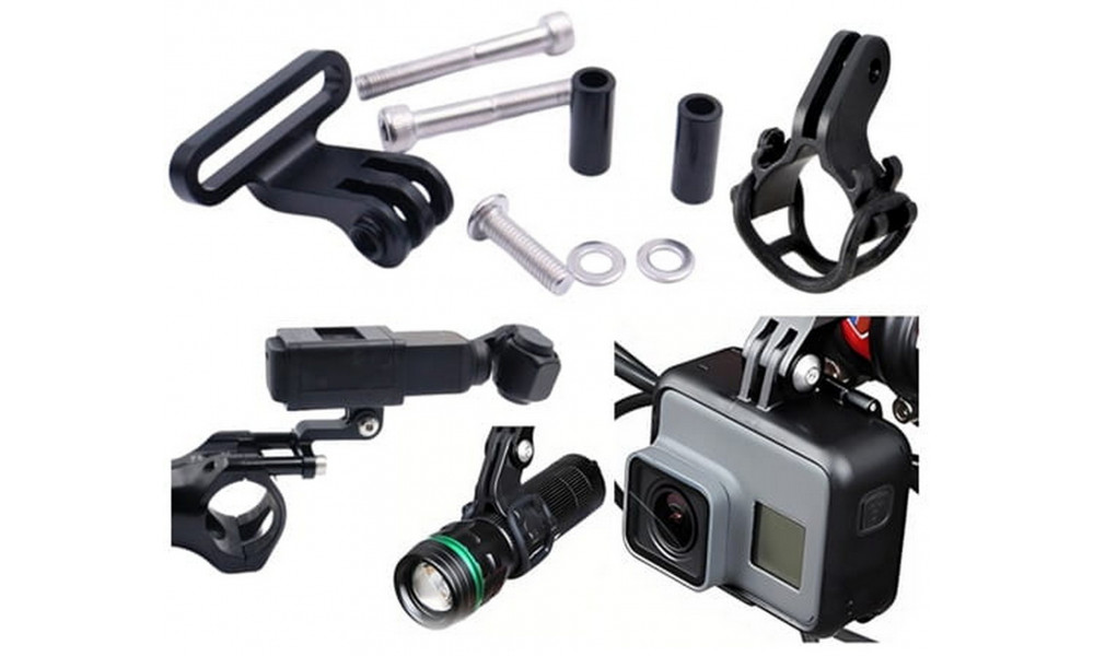 Haltija Prox Eagle E6 GoPro Alu for stem black - 3