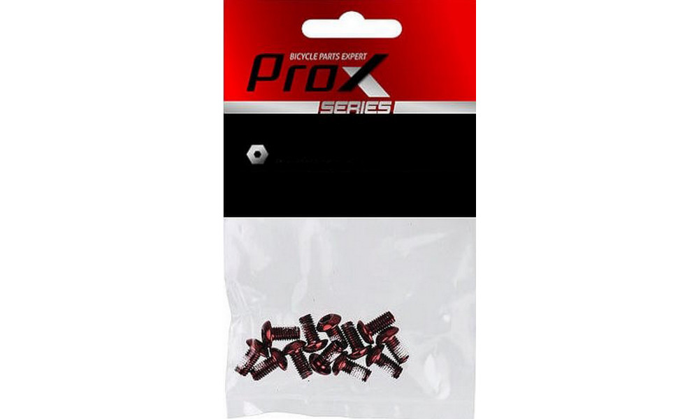 Jarrulevyn pultit ProX red (12pcs.) - 2