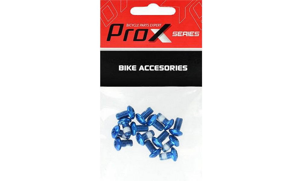 Jarrulevyn pultit Prox blue M5x10mm (12pcs.) - 2