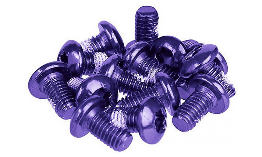 Jarrulevyn pultit Prox purple M5x10mm (12pcs.) - 1