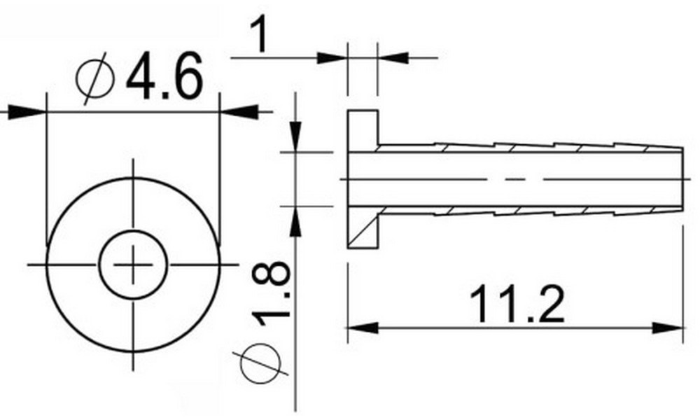 Levyjarruletkun ilmauskomponentti Prox for Shimano 2.1mm (50pcs.) - 3