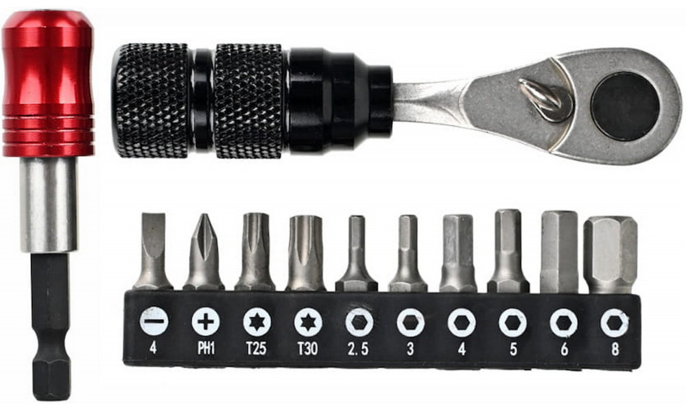 Tool set ProX KIT-16 with ratchet wrench 90mm - 1