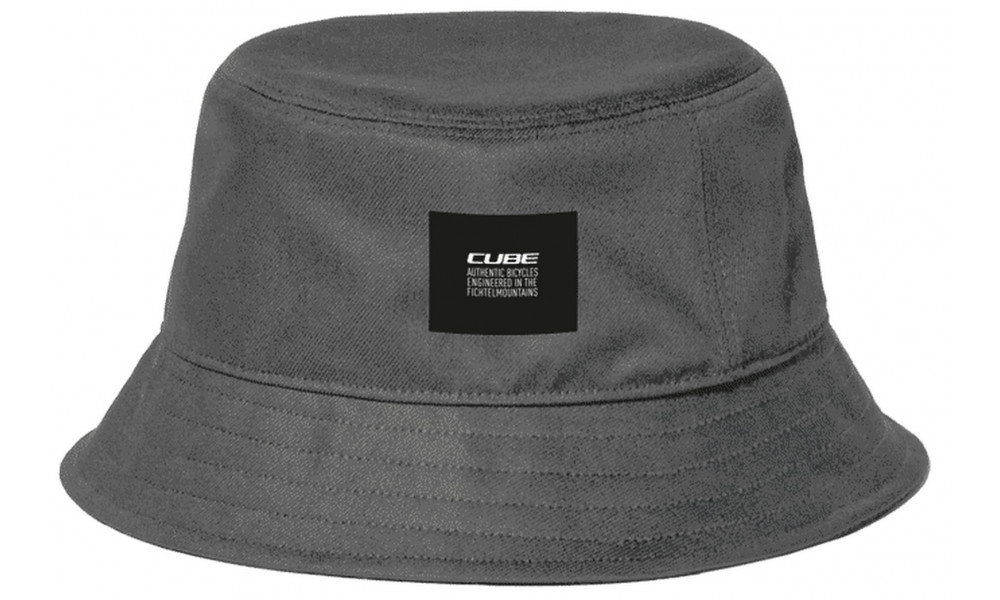 Hattu Cube Bucket washed grey 