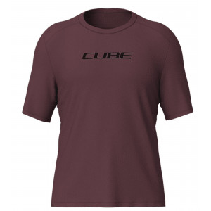 Paita Cube Functional S/S bordeaux