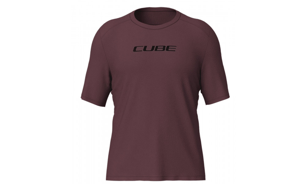 Paita Cube Functional S/S bordeaux 