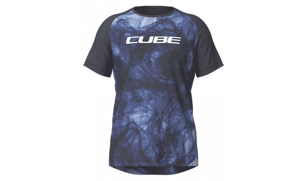 Pyöräilypaita Cube MTB Artline S/S blue'n'black 