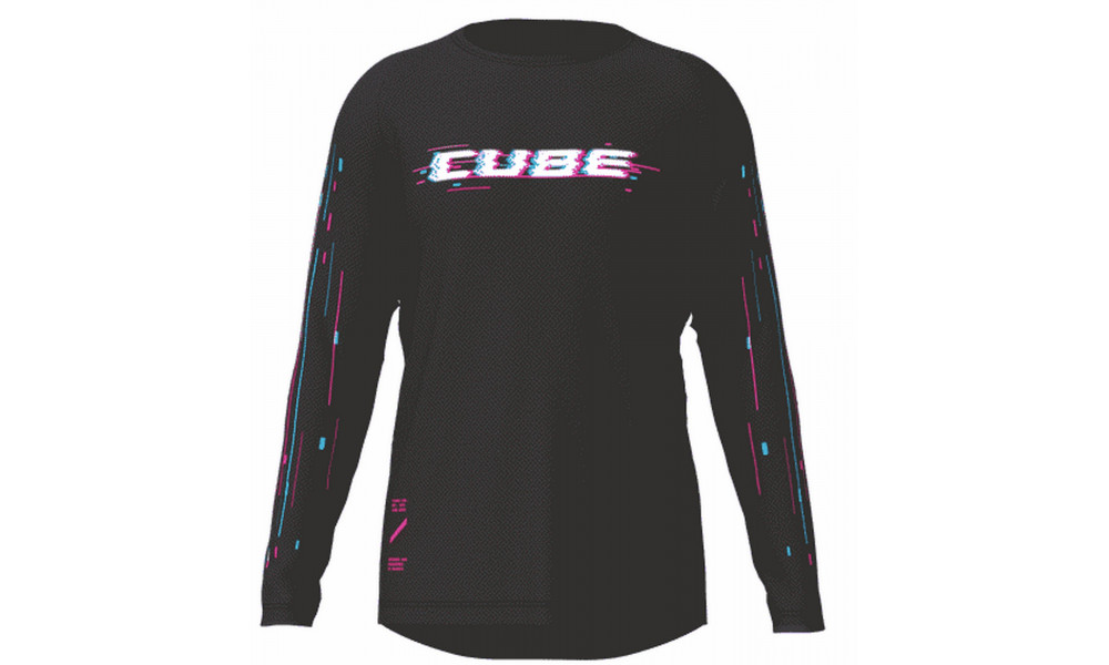 Pyöräilypaita Cube MTB Glitch L/S black 