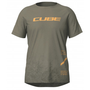 Pyöräilypaita Cube TM MTB S/S olive