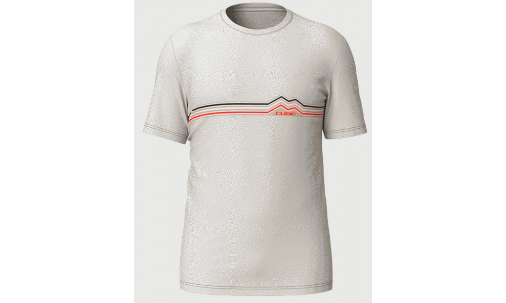 T-paita Cube Organic Fichtelmountains Classic grey - 1