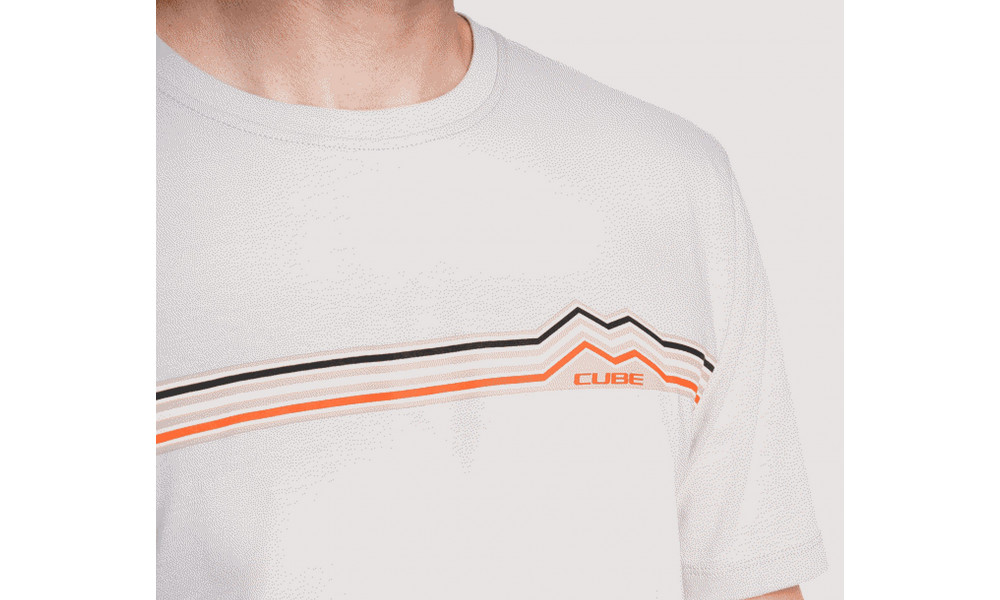 T-paita Cube Organic Fichtelmountains Classic grey - 3