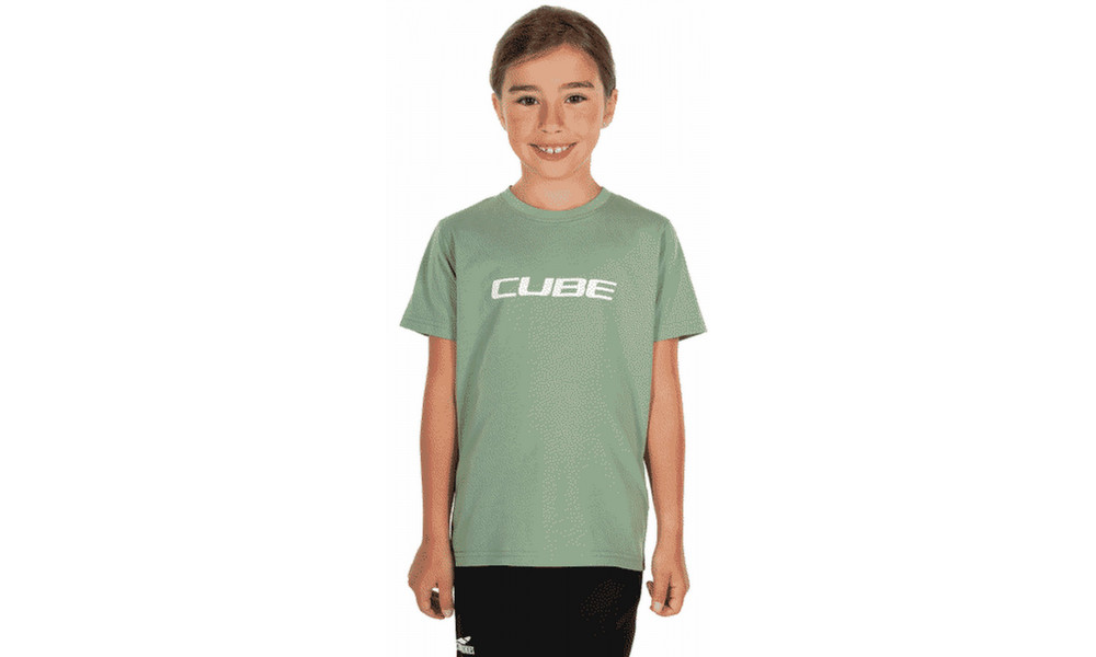 T-paita Cube Organic Rookie Logo green - 3