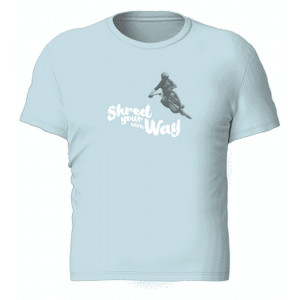 T-paita Cube Organic Rookie Shred blue