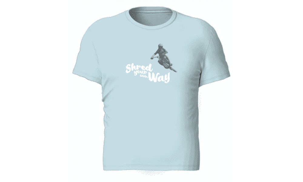 T-paita Cube Organic Rookie Shred blue - 1