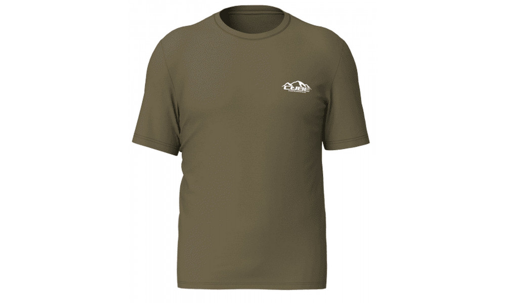 T-paita Cube Organic Sunrise olive - 1