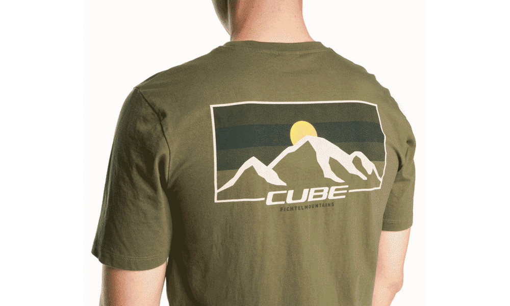 T-paita Cube Organic Sunrise olive - 3