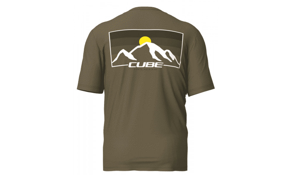 T-paita Cube Organic Sunrise olive - 6