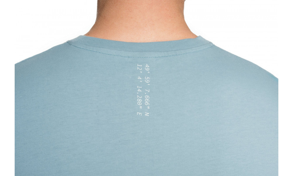 T-paita Cube Organic Topography blue - 2