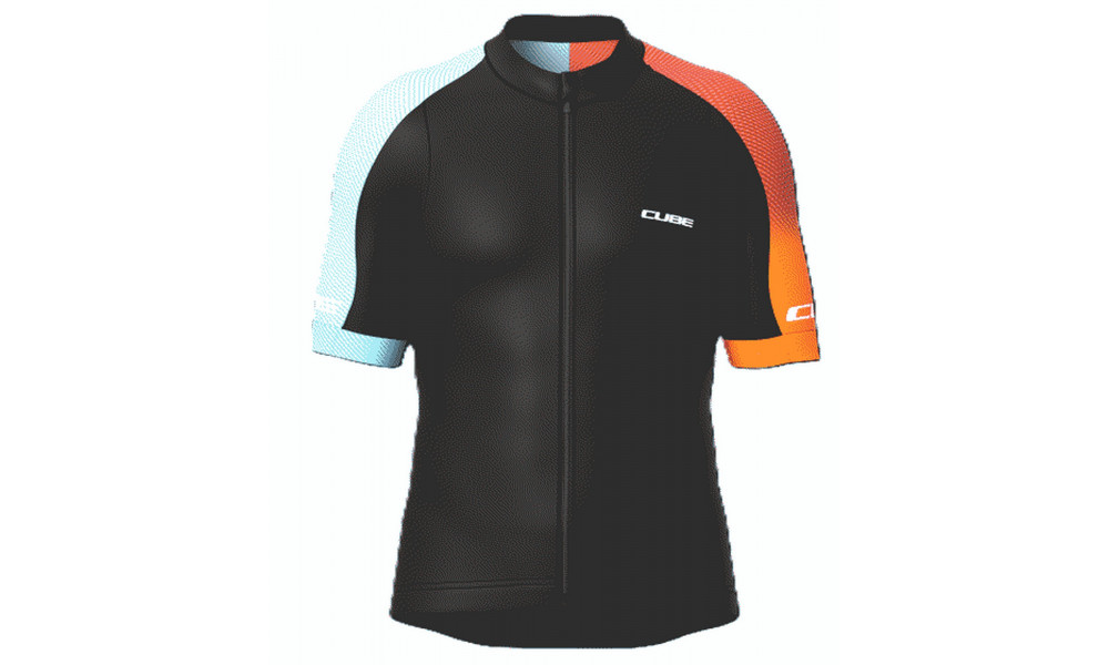 Pyöräilypaita Cube Teamline Road/XC S/S black 