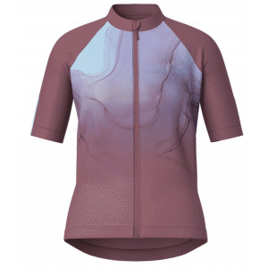 Pyöräilypaita Cube Artline WS Road/XC S/S bordeaux