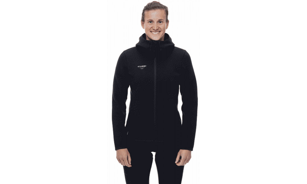 Hupullinen villapaita Cube Advanced WS Zip black - 3