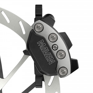 Jarrusatula SRAM Maven Ultimate A1 4-piston hydraulic post mount black-silver
