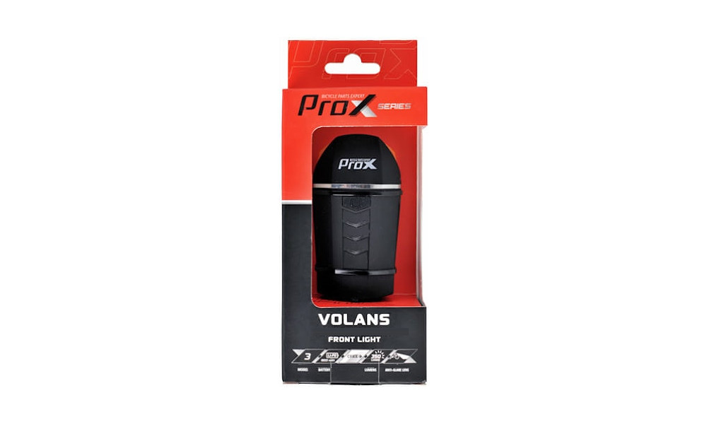 Etuvalo ProX Volans 350Lm remote USB - 3