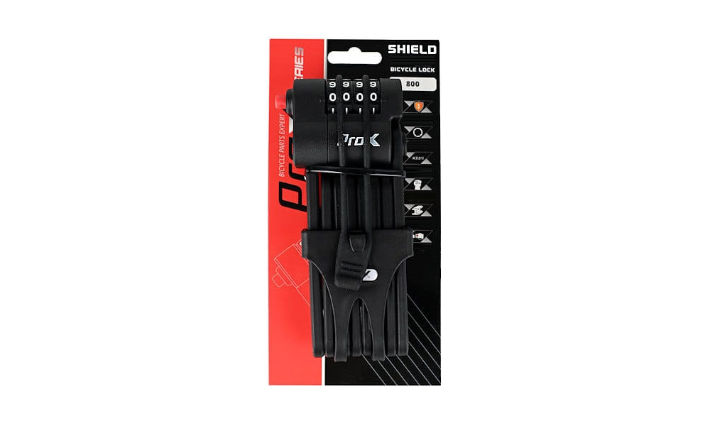 Lukko ProX Shield folding 8-segment 800mm code - 3