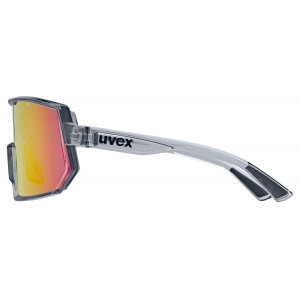 Lasit Uvex sportstyle 235 smoke transparent / mirror red